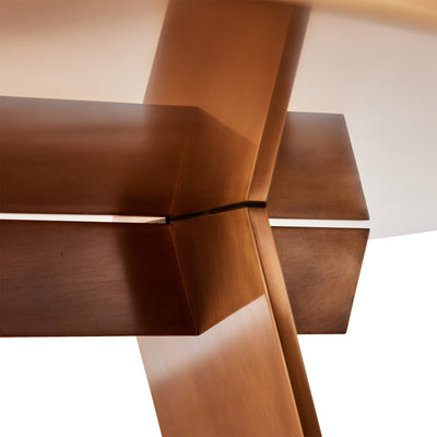 Chrysalis No. 1 Low Table in Natural Patinated Bronze by WYETH - WYETH