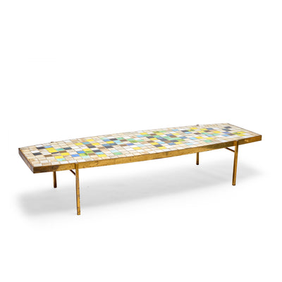 Mosaic Top Low Table from Italy