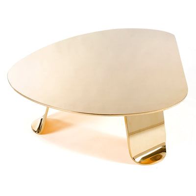Chrysalis No. 1 Low Table in Polished Bronze by WYETH, Made to Order - WYETH