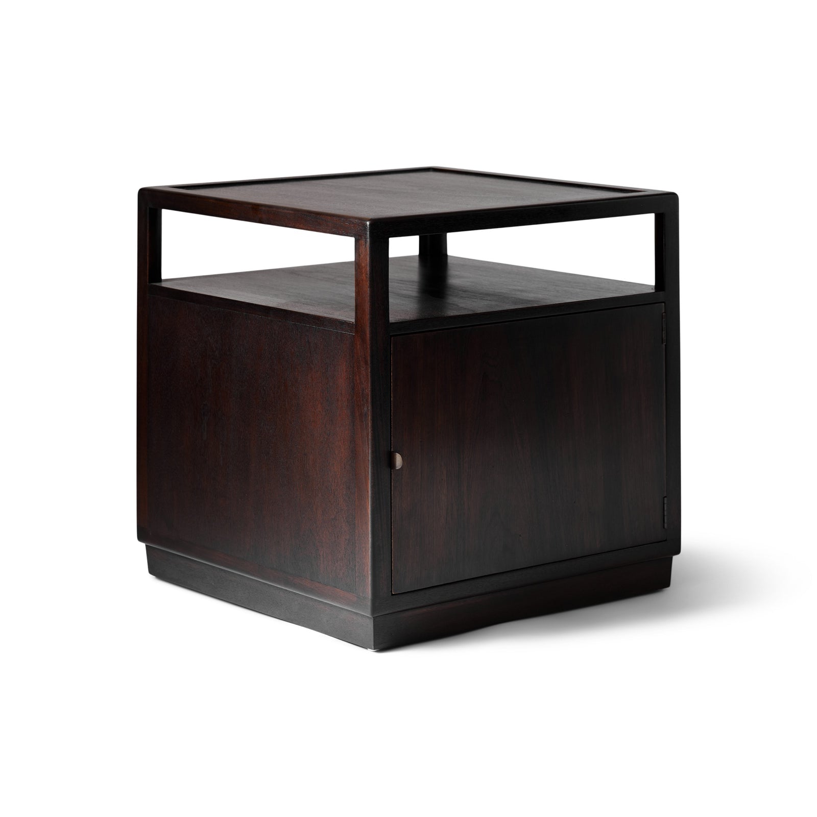 Two Tiered End Table Cabinet by Edward Wormley for Dunbar, 1950s