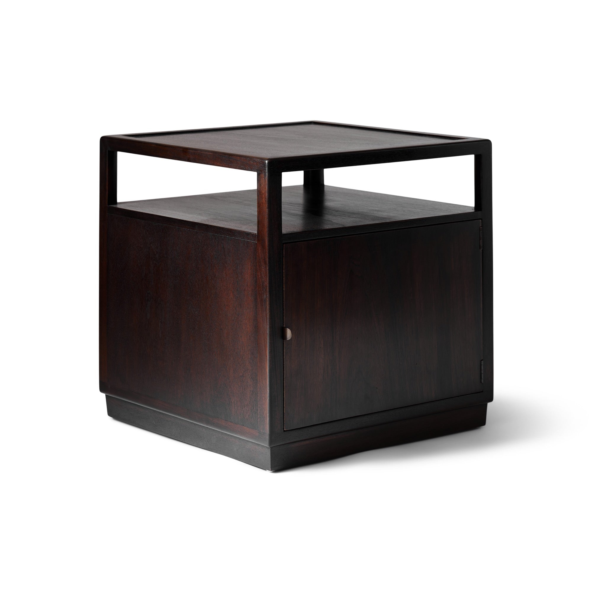 Two Tiered End Table Cabinet by Edward Wormley for Dunbar, 1950s