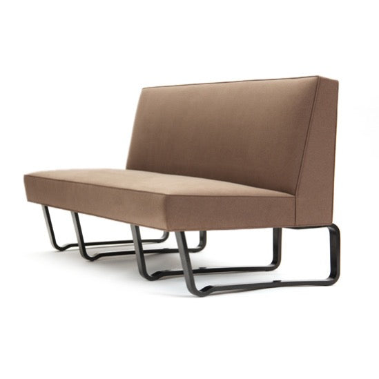 Tailored Sofa Bench with Laminated Base by Edward Wormley for Dunbar, 1934
