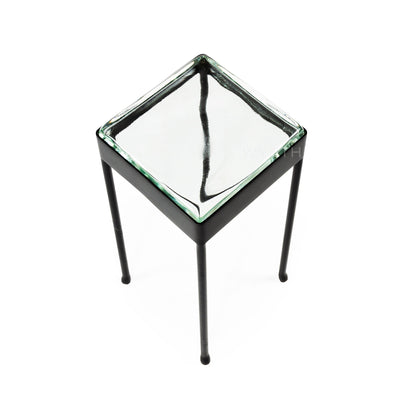 Glass Block Side Table by WYETH, Made to Order