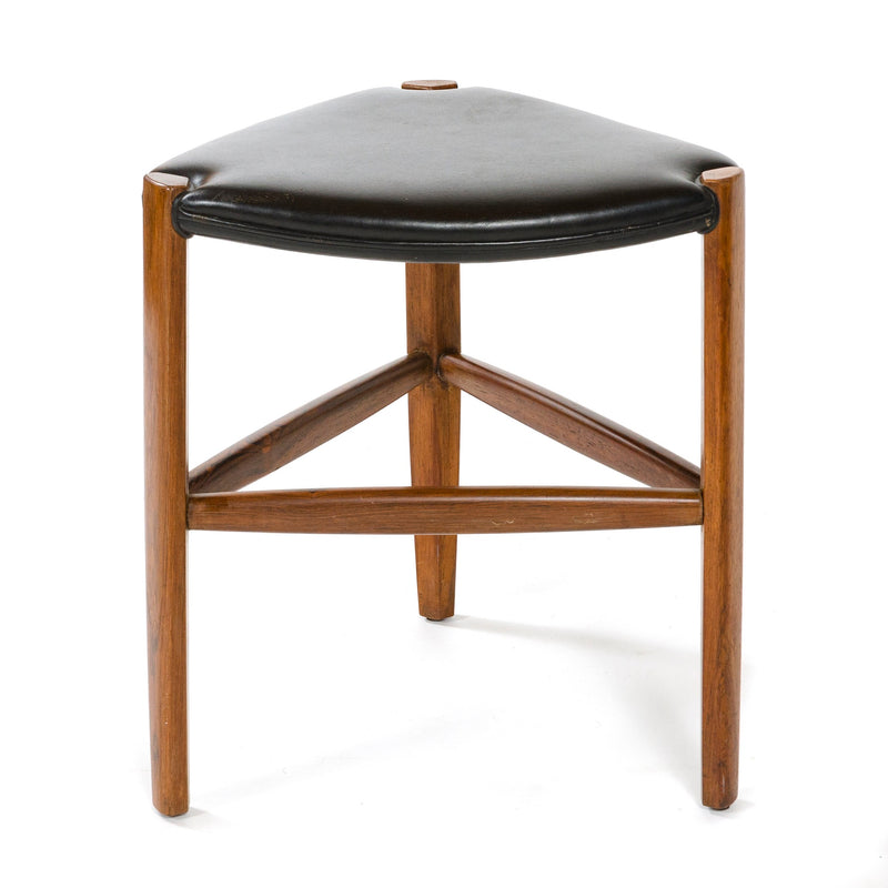 Danish Rosewood Stool by Ole Wanscher / Attrib. for A.J. Iversen / Attrib.