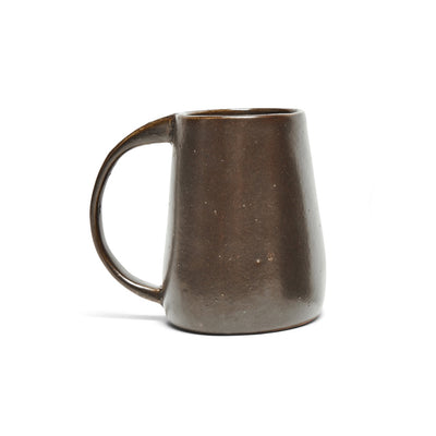 Brown Ceramic Mug by David Gil for Bennington Potters, 1960s