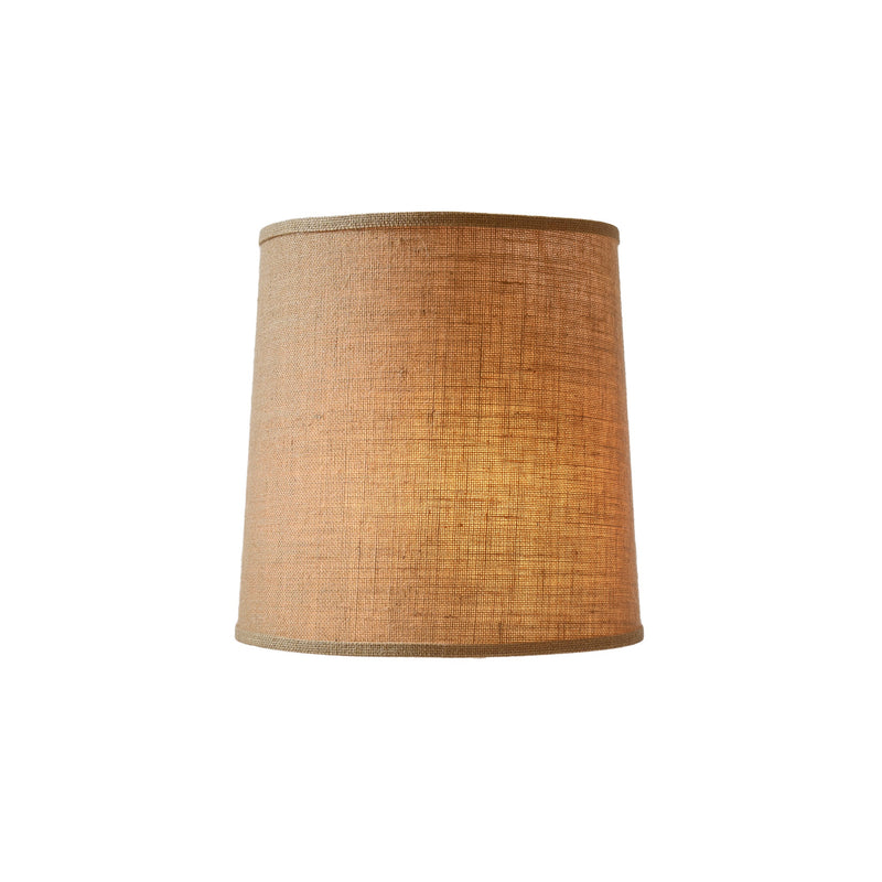 Brown Burlap Lampshade-Small