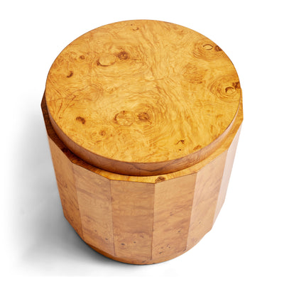 Burlwood Side Table by Edward Wormley for Dunbar