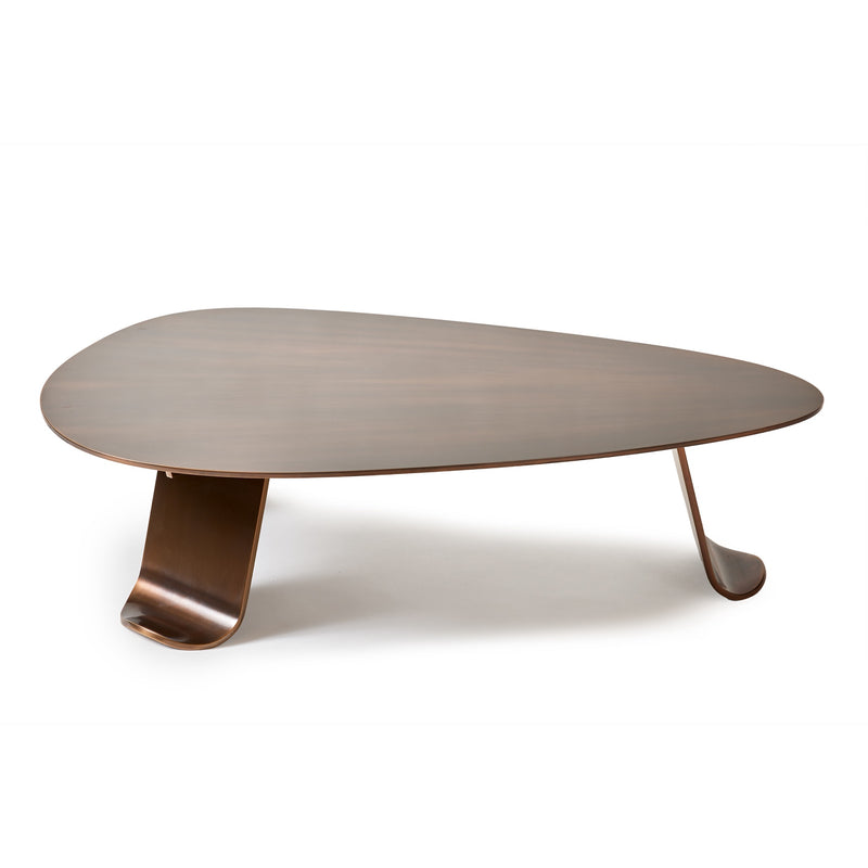 Chrysalis No. 3 Low Table in Polished Bronze by WYETH, Made to Order