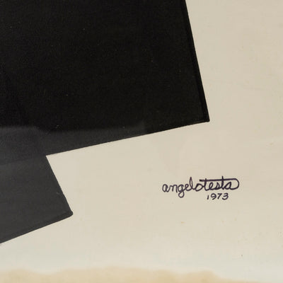 Limited Edition Abstract Print 83 by Angelo Testa, 1973