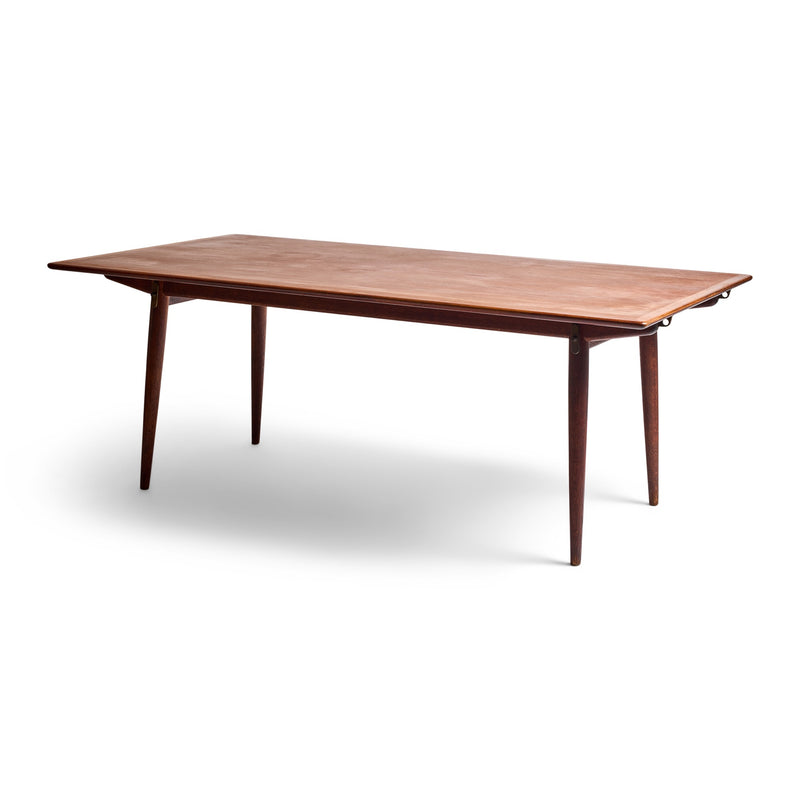 Teak Extension Dining Table by Hans J. Wegner for Johannes Hansen