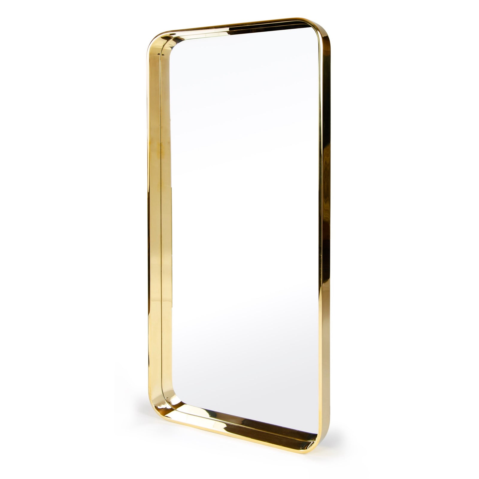 Soft Rectangle Wall Mirror in Bronze by WYETH, Made to Order - WYETH