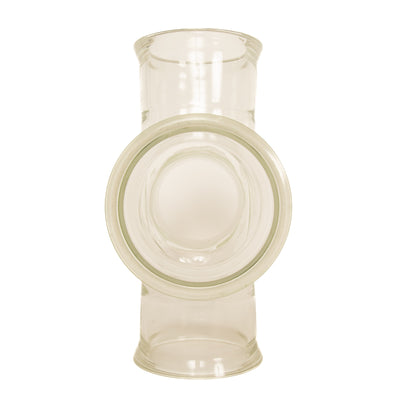 Glass Junction Tube Sculpture by Pyrex, 1930s