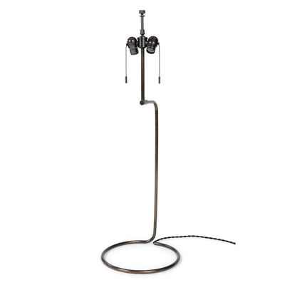 Tall 'Rope' Table Lamp in Blackened Bronze by WYETH, Made to Order