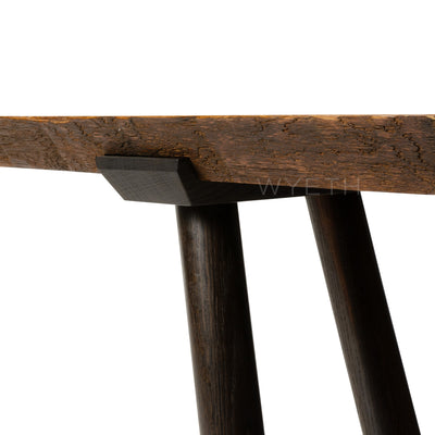 Fumed Oak Console Table by WYETH