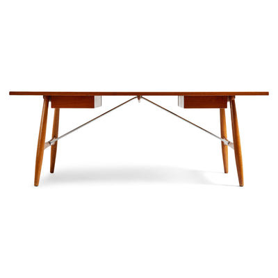 The Architect's Desk in Teak & Oak by Hans Wegner for Johannes Hansen, 1953