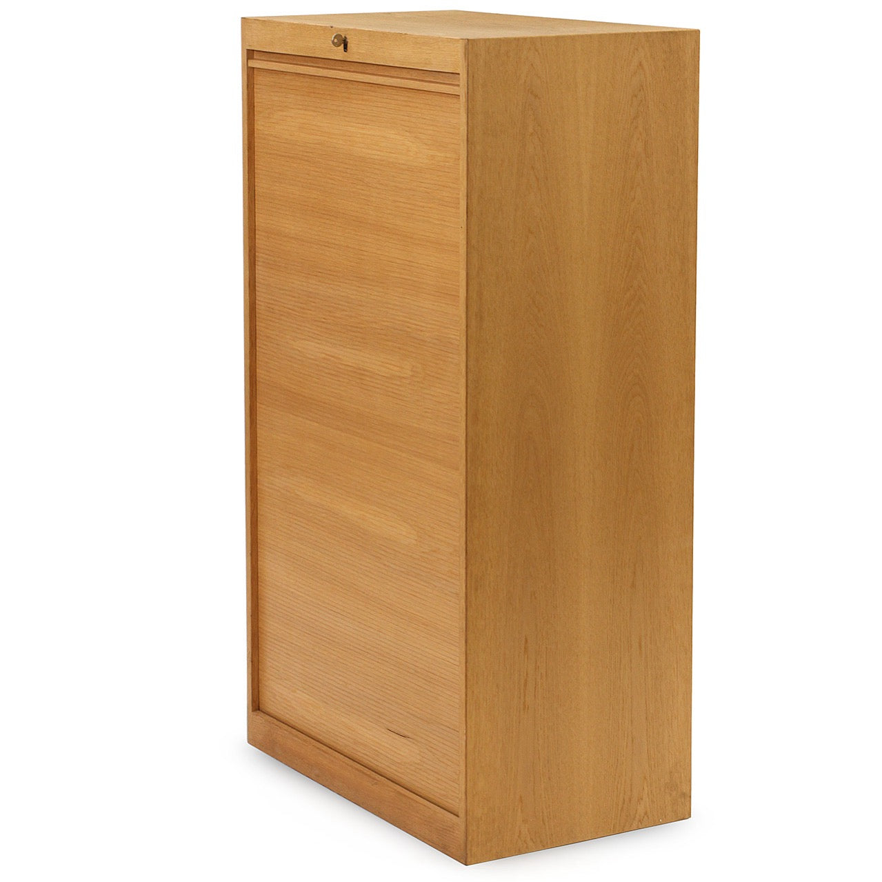 Tambour Front Home Office Cabinet by Hans J. Wegner for Johannes Hansen