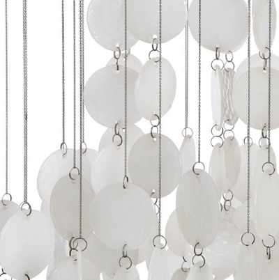 Murano Glass Disc Chandelier from Italy