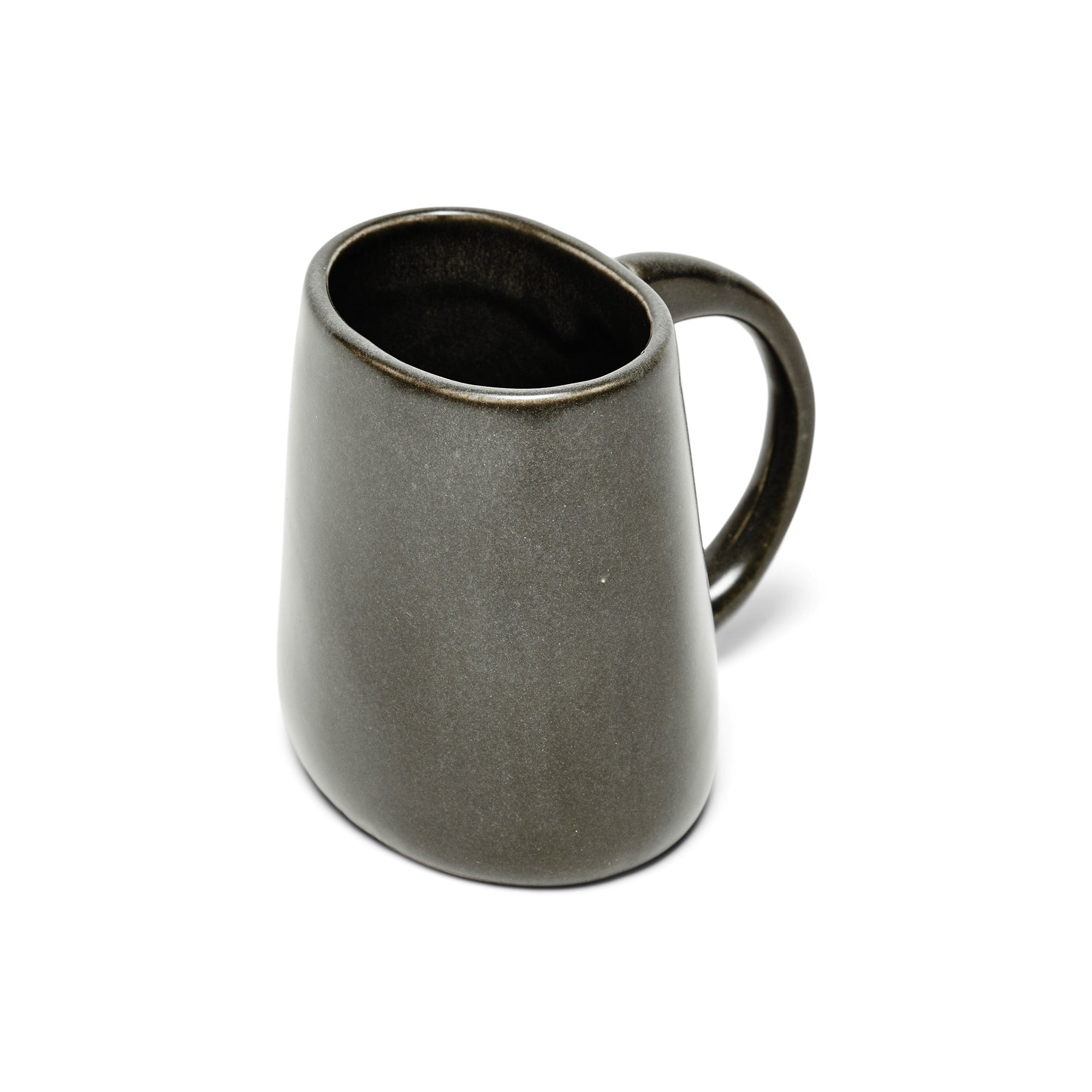 Grey Ceramic Mug by David Gil for Bennington Potters, 1960s