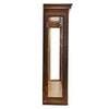 Old World Glass and Bronze Vitrine