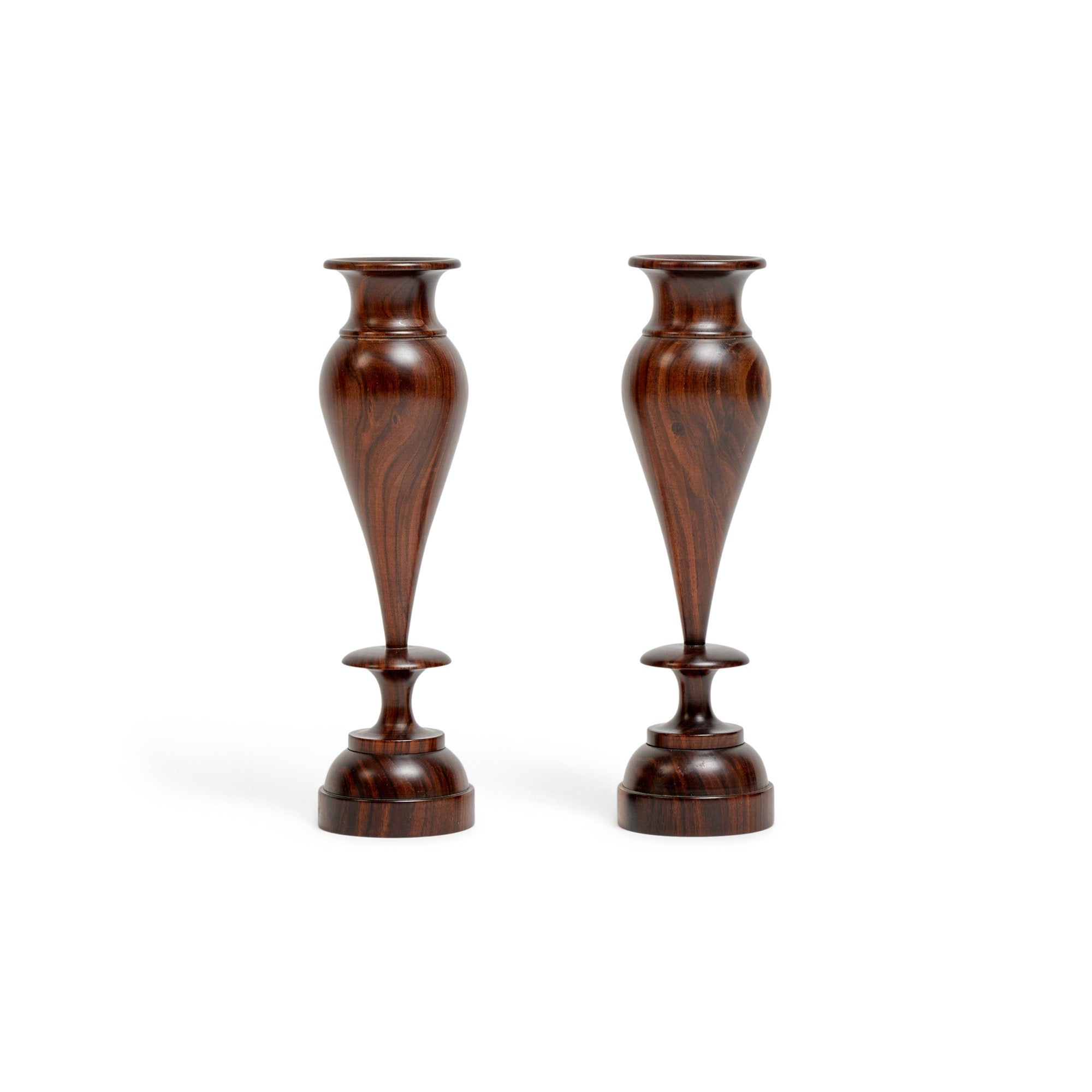 Lignum Vitae Candleholders