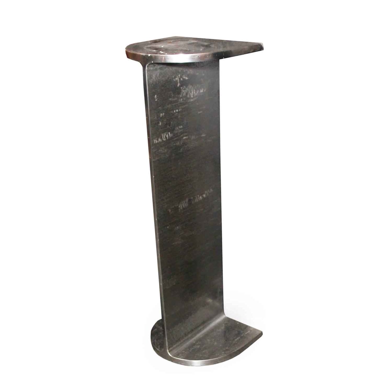 Natural Steel I Beam Pedestal by WYETH