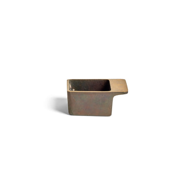 Patinated Brass Ashtray by Carl Aubock for Werkstätte