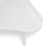 Original Biomorphic Low Table in White Steel by WYETH, Made to Order