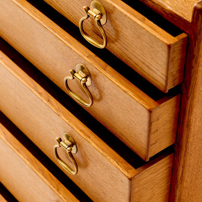 Unique Desk and Cabinet Storage Ensemble by Hans J. Wegner for Johannes Hansen, 1947