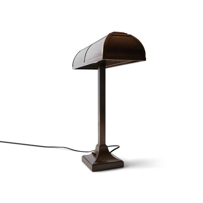 Bronze Bank Island or Desk Lamp by Frink Co.
