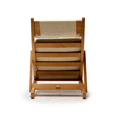 Rare Folding Lounge Chair by Hans J. Wegner for A.P. Stolen