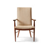 Armchair in Walnut and Fabric. Priced per chair. by George Nakashima for Widdicomb, 1957