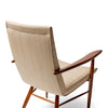 Armchair in Walnut and Fabric. Priced per chair. by George Nakashima for Widdicomb, 1957