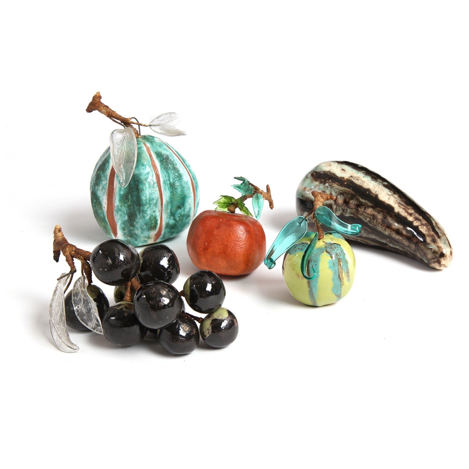 Ceramic Sculptures of Fruit and Vegetables by Marianna von Allesch