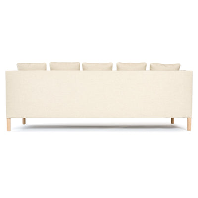 The ‘Tuxedo Sofa’ in Natural Linen by WYETH, Made to Order