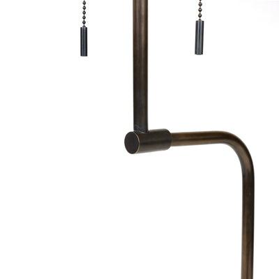 Tall 'Rope' Table Lamp in Blackened Bronze by WYETH, Made to Order