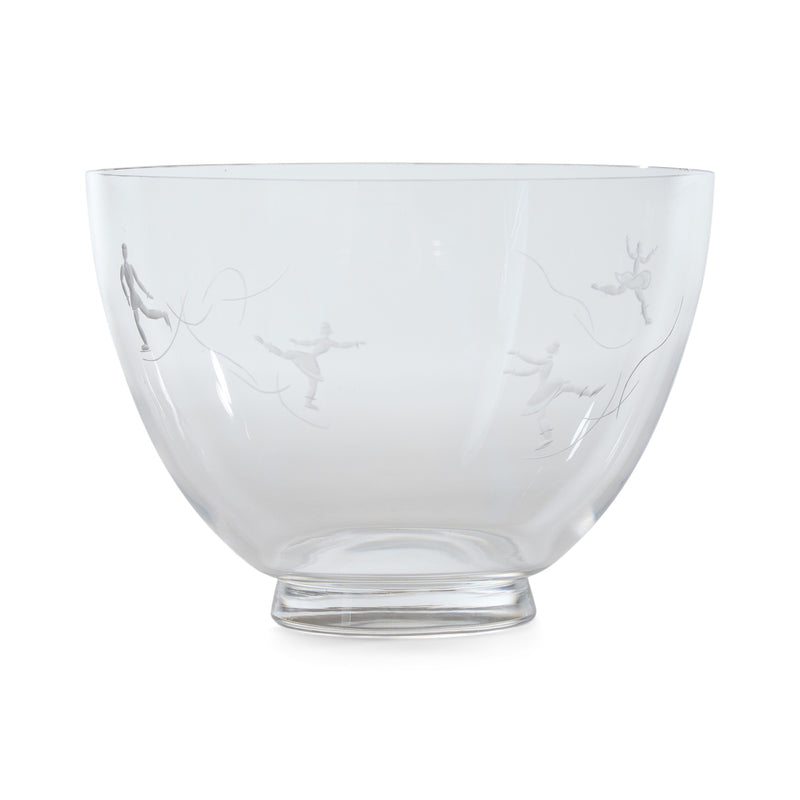 Footed Crystal Bowl by Edward Hald for Orrefors, 1938