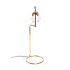 Tall 'Rope' Table Lamp in Polished Bronze by WYETH, Made to Order