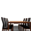 Rosewood Extension Dining Table by Vestergaard Jensen for Peder Pedersen