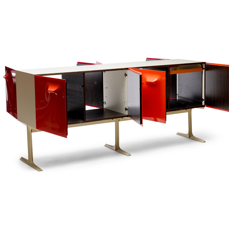 DF2000 Two Sided Room Divider Buffet by Raymond Loewy for Doubinsky Freres, 1968
