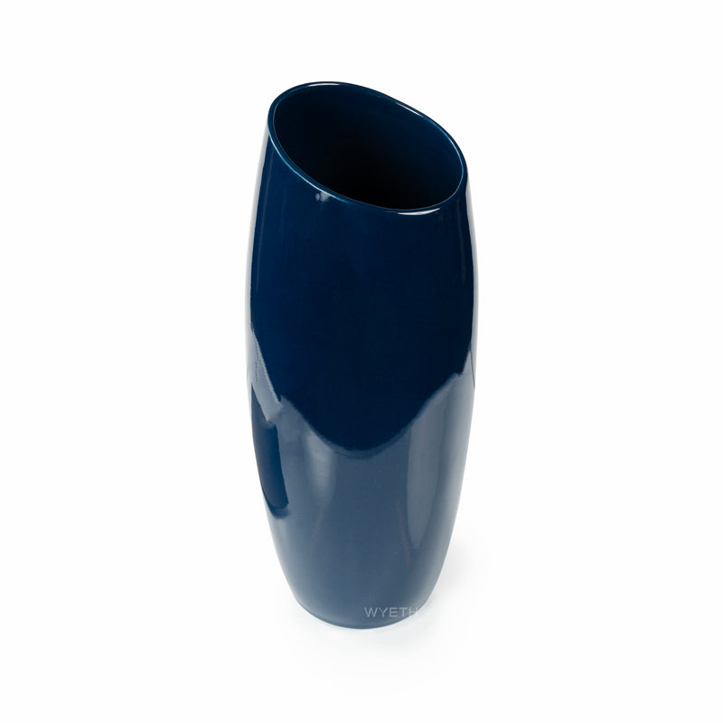 Tall Blue Vase from USA