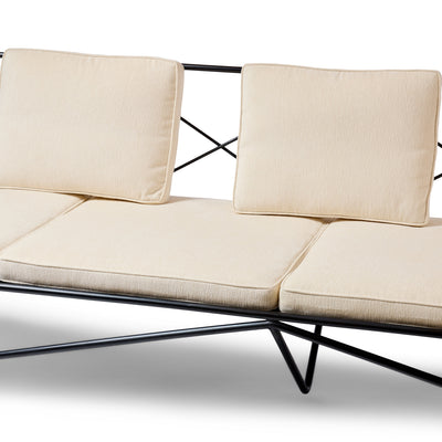 Wrought Iron Sofa In the Style of Darrell Landrum, WYETH, 1950s