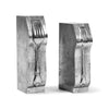 Patinated Steel Silverware Molds by Lunt Silversmiths