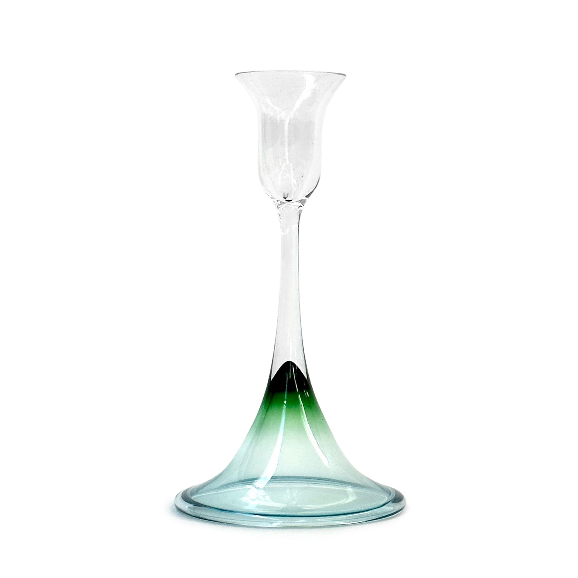 Glass Candleholder by Nils Landberg for Orrefors