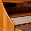 A Rare Modern Tambour Desk Cabinet by Gianfranco Frattini for Bernini