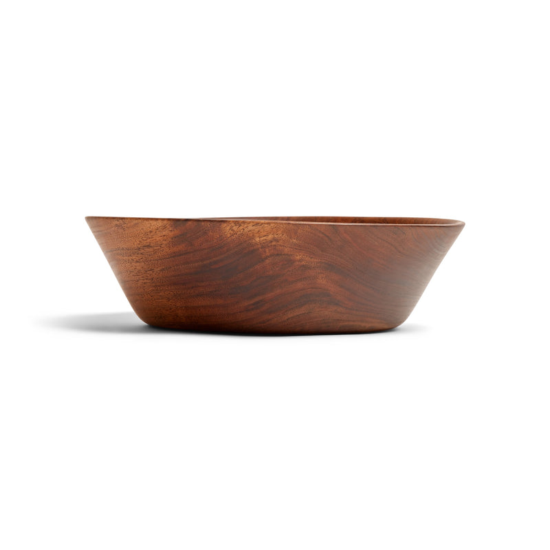 Turned Walnut Wood Bowl by William Frost, 1950s
