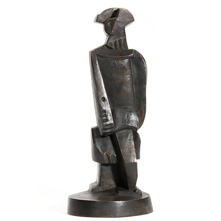 Cubist Bronze In the Style of After Jacques Lipchitz, 1930