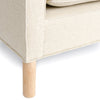The ‘Tuxedo Sofa’ in Natural Linen by WYETH, Made to Order