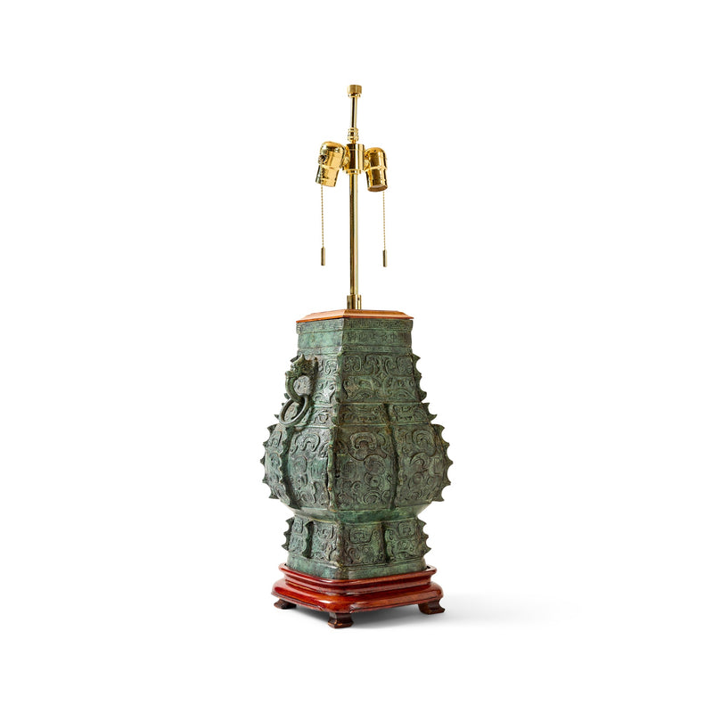 Archaic Bronze Lamp