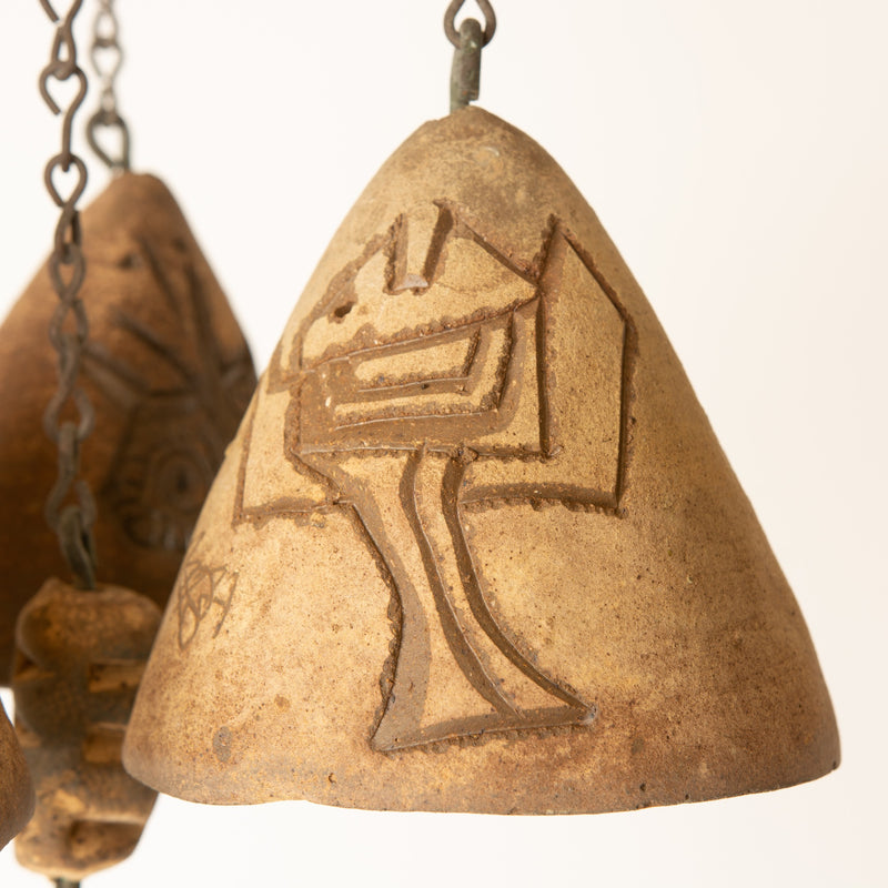 Handmade Bells by Paolo Soleri for Arcosanti, 1950's