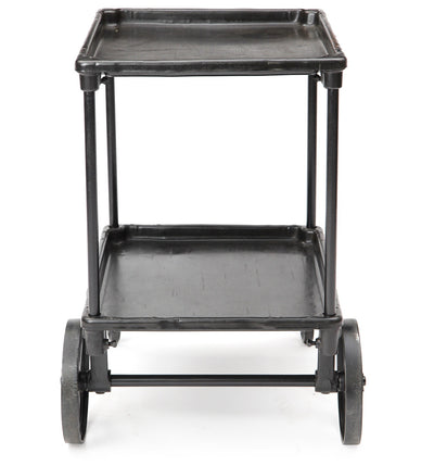 Cast Iron and Steel Serving Cart from USA, 1930s